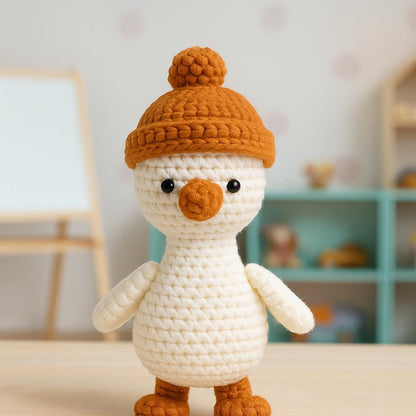 Goose Amigurumi Crochet Pattern: Beginner-Friendly Plush Toy (PDF Download) BBM