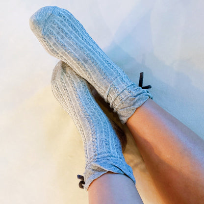 Adorable Yarn Bow Socks Set Of 2 Yiwu Liuqiao Trading Co.