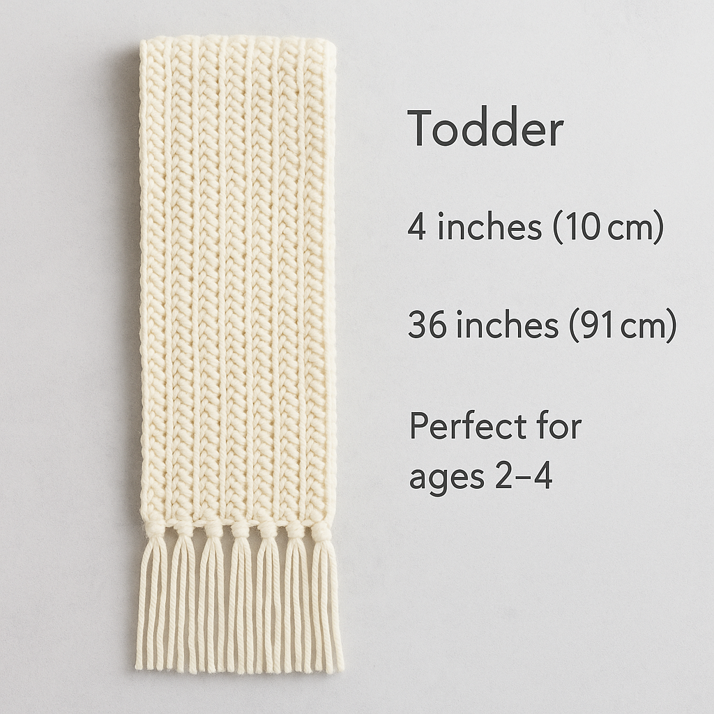 Three Amigos Crochet Scarf Pattern | 4 Sizes | Easy PDF Download BBM