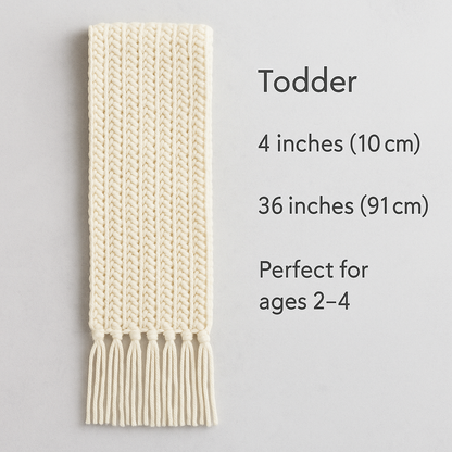 Three Amigos Crochet Scarf Pattern | 4 Sizes | Easy PDF Download BBM