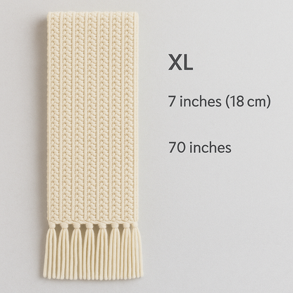 Three Amigos Crochet Scarf Pattern | 4 Sizes | Easy PDF Download BBM