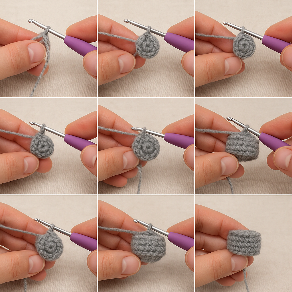 Christmas Light Bulb Crochet Pattern PDF | Easy Christmas Garland Ornament Pattern | Crochet Holiday Decoration | Amigurumi Christmas Lights Pattern BBM