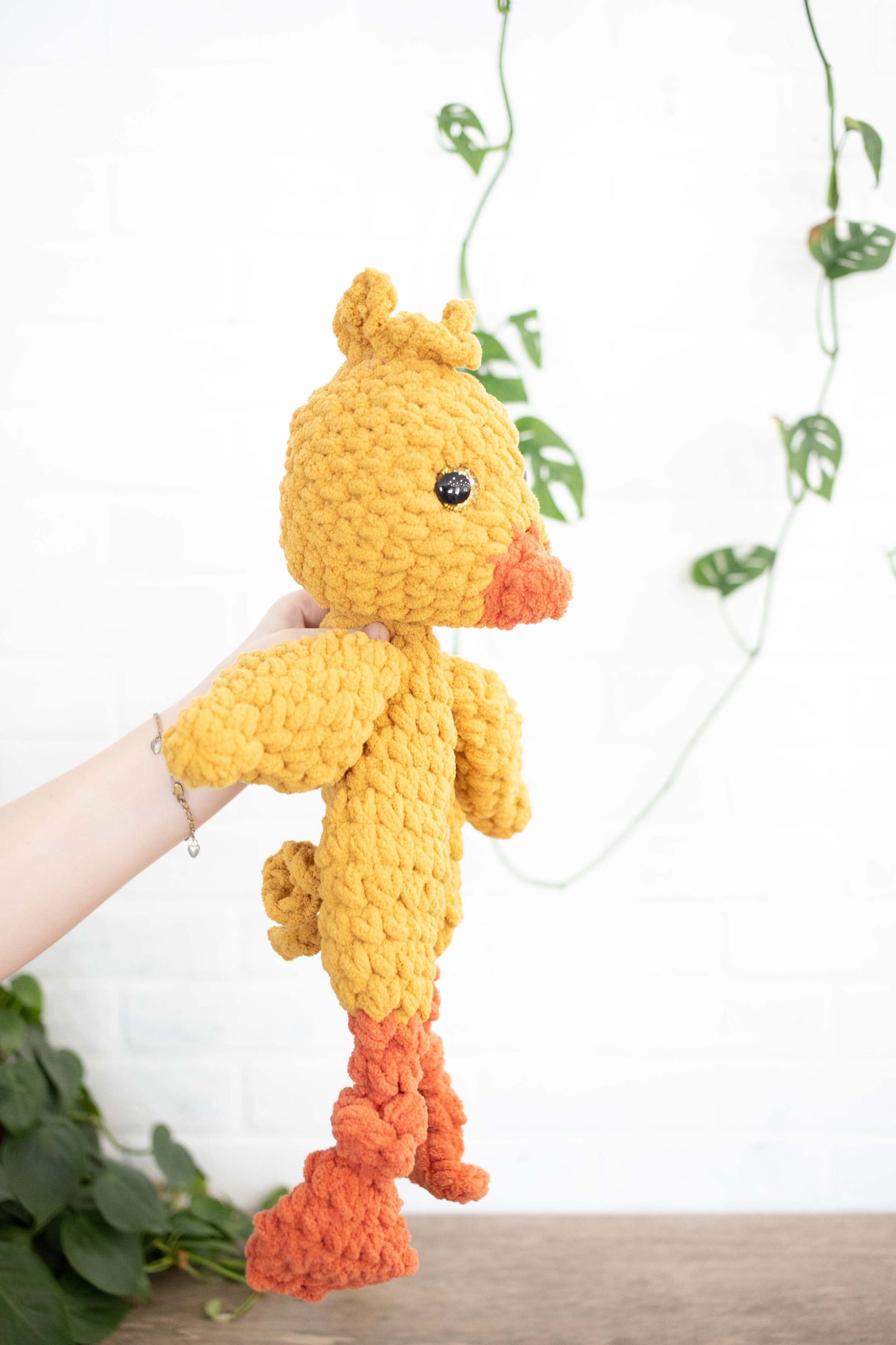 Crochet Chick Lovey, Crochet Stuffed Animal, Amigurumi Chickie Snuggler The McGarvey Workshop