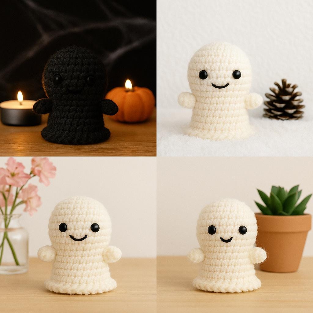 No-Sew Crochet Ghost Pattern | Easy Amigurumi Halloween Plush BBM