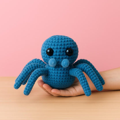 Crochet Spider Amigurumi Pattern PDF | Easy Plush Toy Halloween Decor BBM