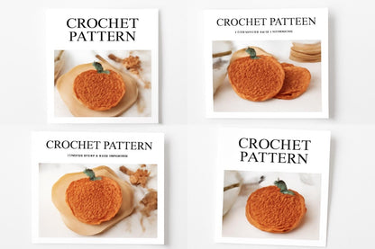 Pumpkin Coaster Crochet Pattern PDF | Beginner-Friendly Fall Decor | Quick Easy Gift | Halloween & Thanksgiving Home BBM