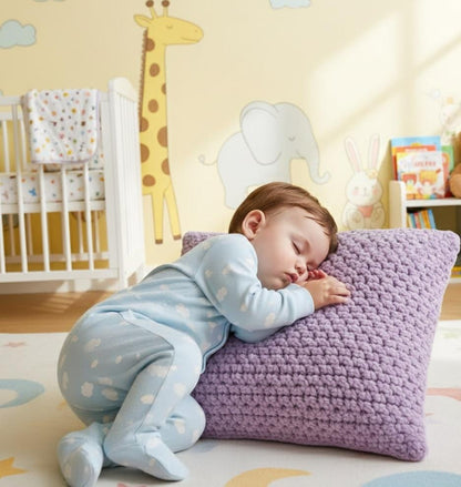 Chunky Crochet Cushion Pattern PDF | Modern Throw Pillow DIY | Beginner Home Decor Design BBM