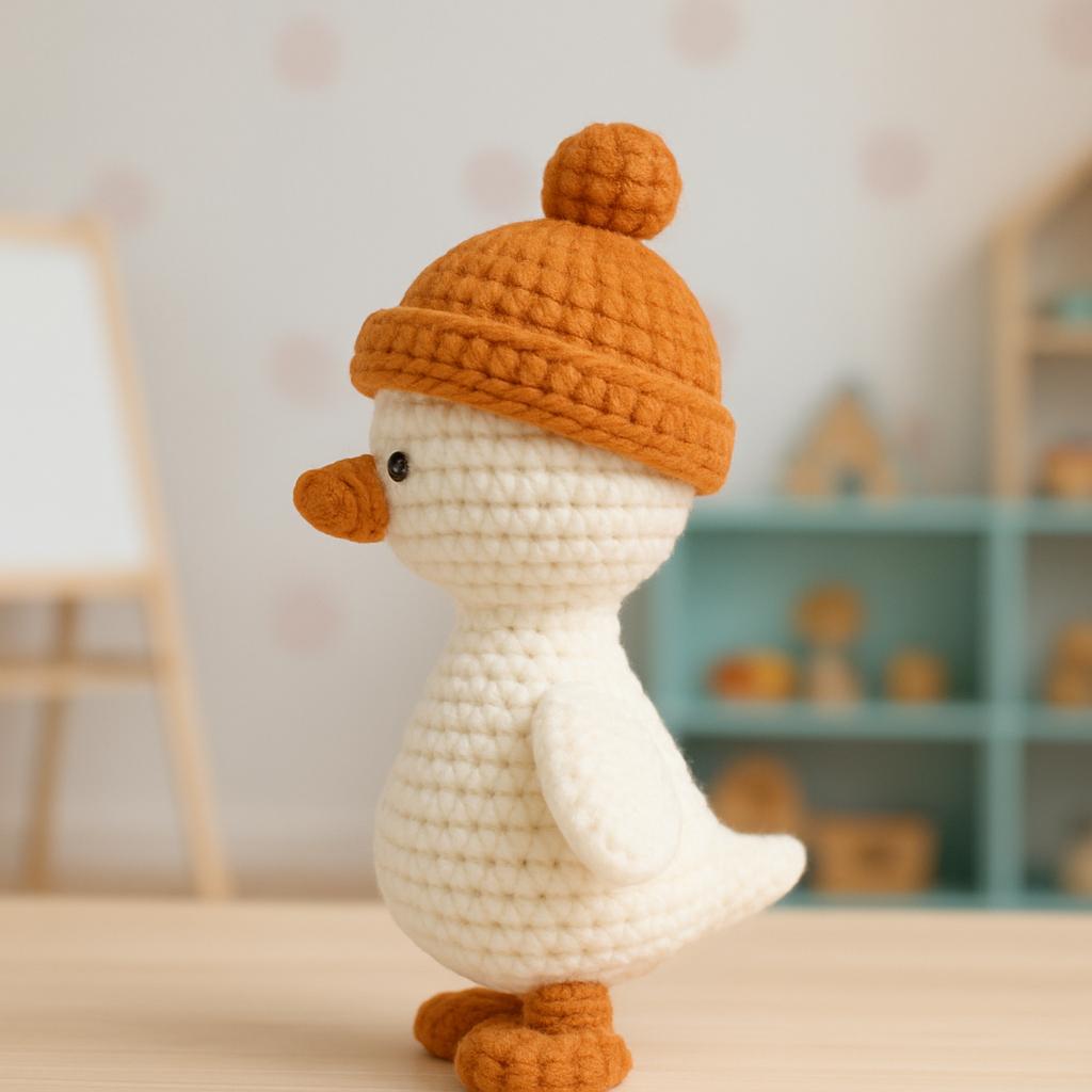 Goose Amigurumi Crochet Pattern: Beginner-Friendly Plush Toy (PDF Download) BBM