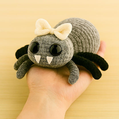 Crochet Spider Plush Pattern PDF – Amigurumi Halloween Toy, Soft Stuffed Animal, Beginner Friendly BBM