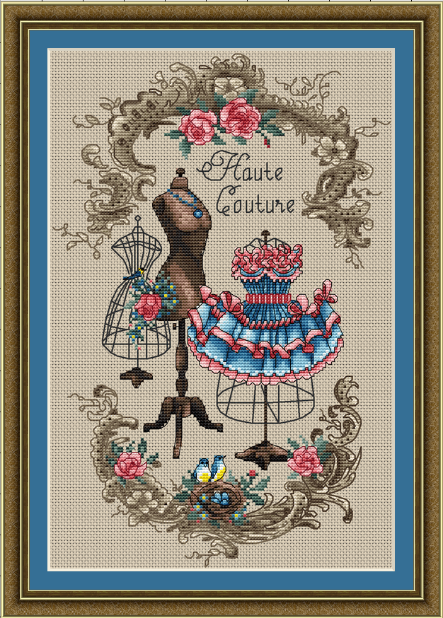 Atelier Couture - PDF Cross Stitch Pattern Alena Koshkina