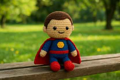 Superhero Doll Crochet Pattern | Amigurumi PDF Tutorial Instant Download BBM