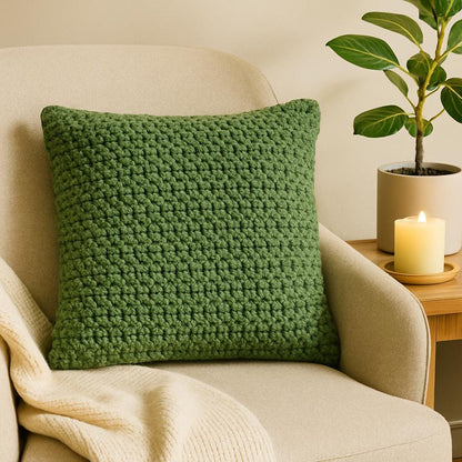 Chunky Crochet Cushion Pattern PDF | Modern Throw Pillow DIY | Beginner Home Decor Design BBM