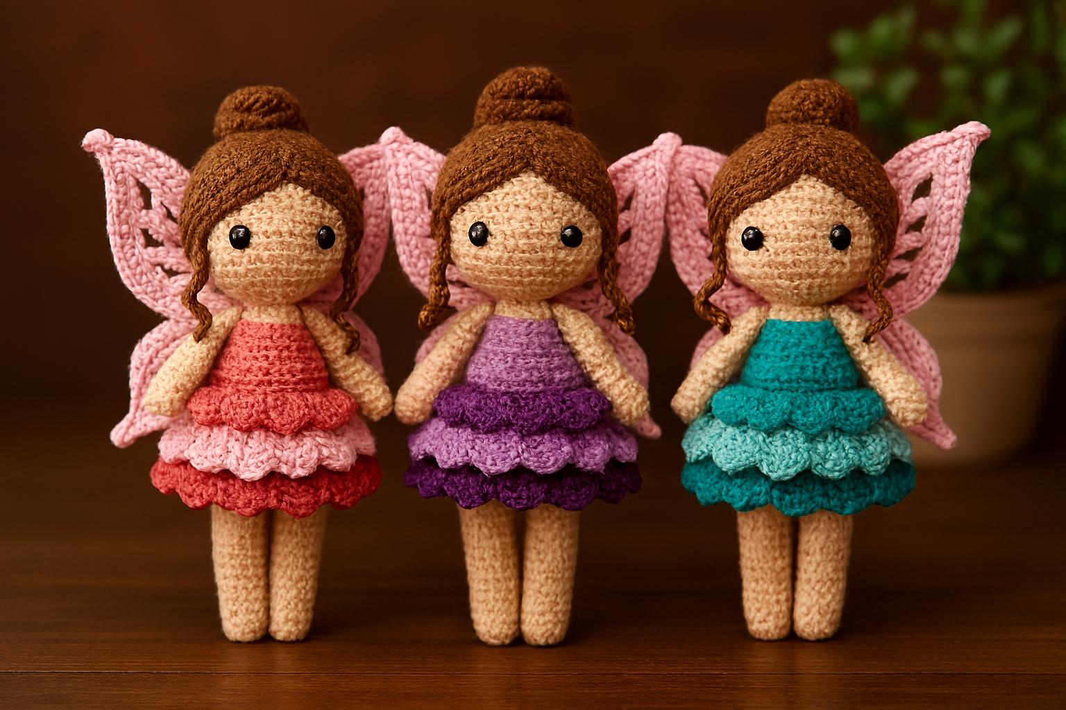 Enchanted Fairy doll Pattern PDF | Whimsical Amigurumi Doll Tutorial | Intermediate Crochet DIY BBM