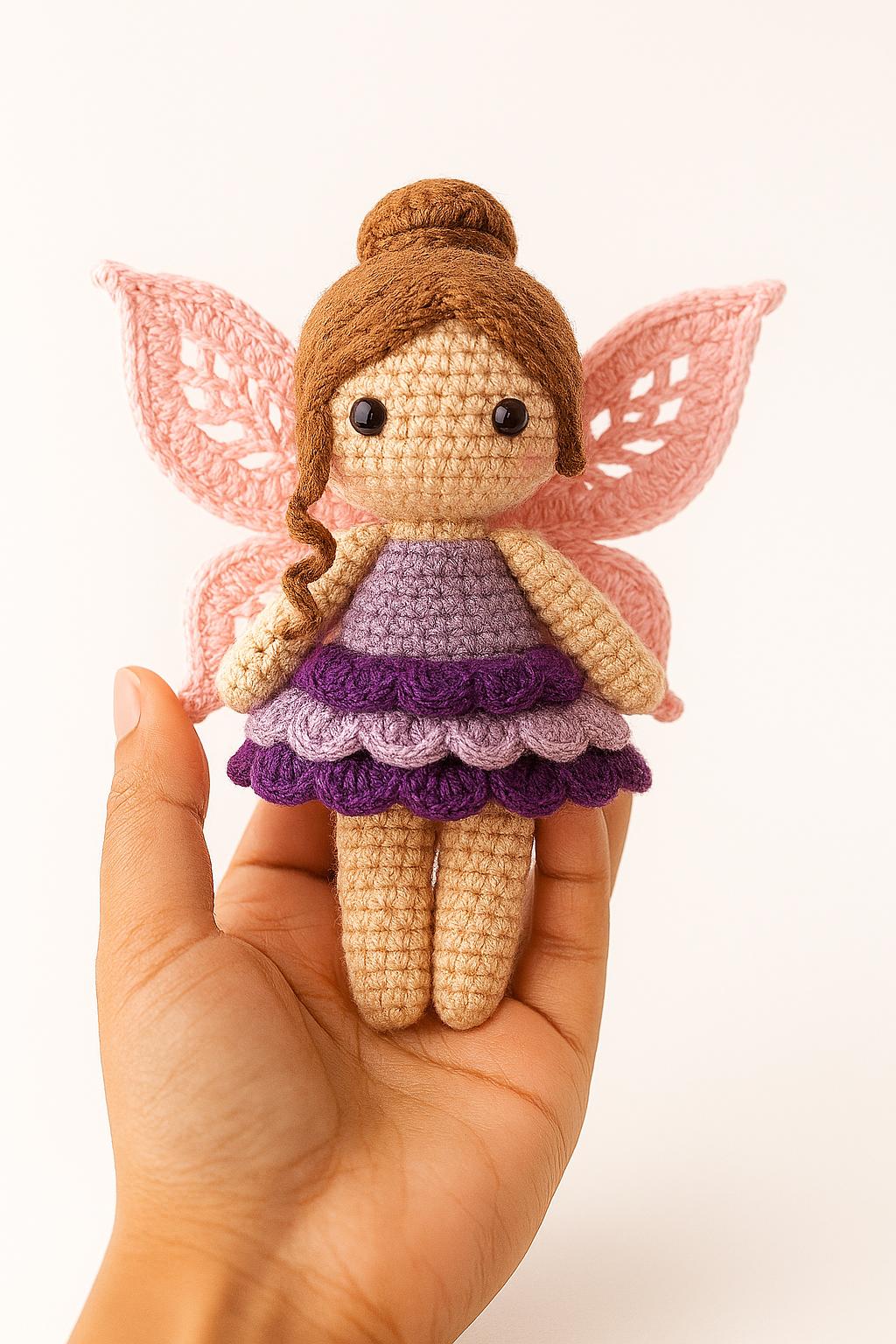 Enchanted Fairy doll Pattern PDF | Whimsical Amigurumi Doll Tutorial | Intermediate Crochet DIY BBM