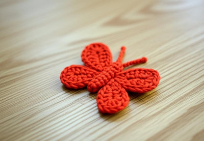 Crochet Butterfly Pattern: Easy Amigurumi Appliqué (PDF Download) BBM