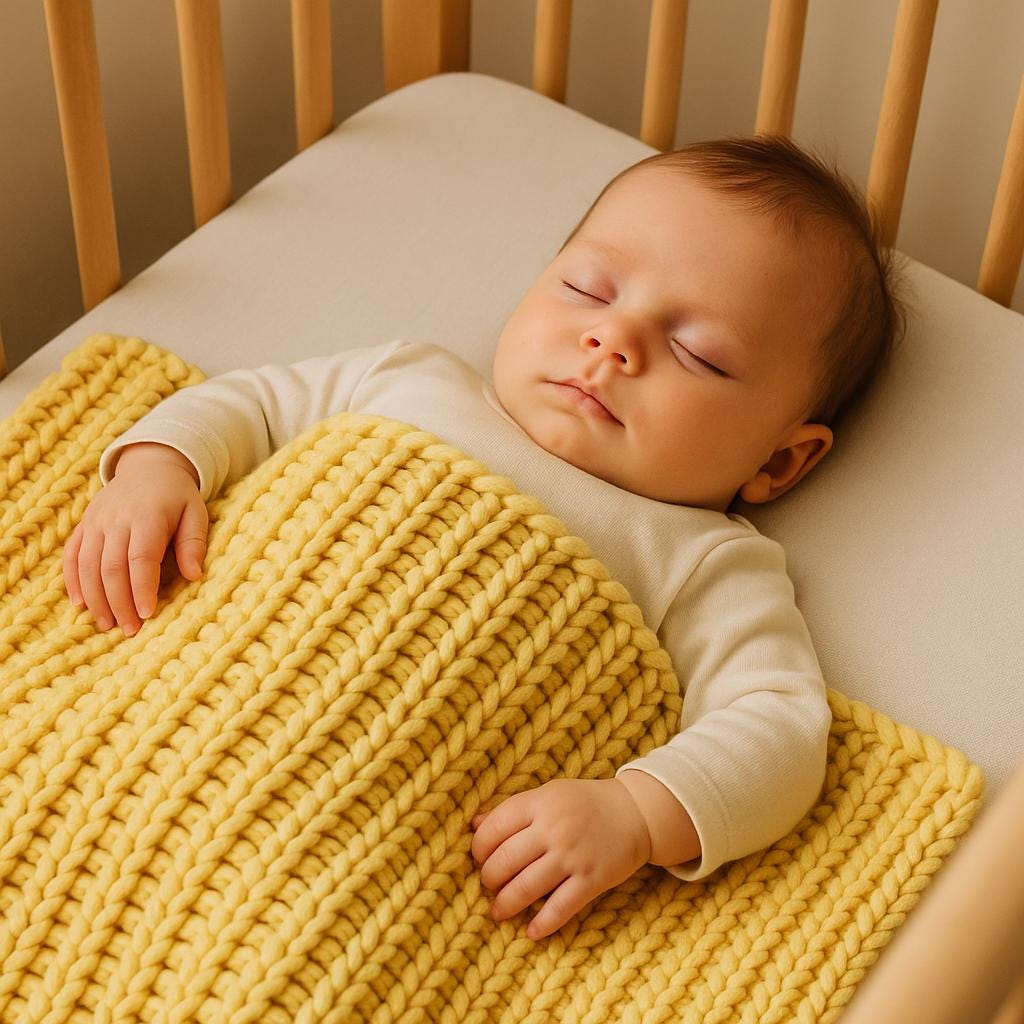 Cozy Ridge Chunky Ribbed Crochet Blanket Pattern BBM