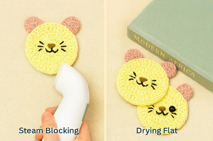 Crochet Cat Coaster Pattern PDF |Kitty Mug Rug Pattern | Easy Beginner BBM