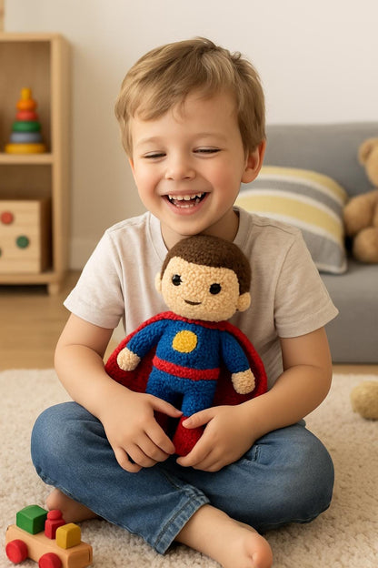 Superhero Doll Crochet Pattern | Amigurumi PDF Tutorial Instant Download BBM