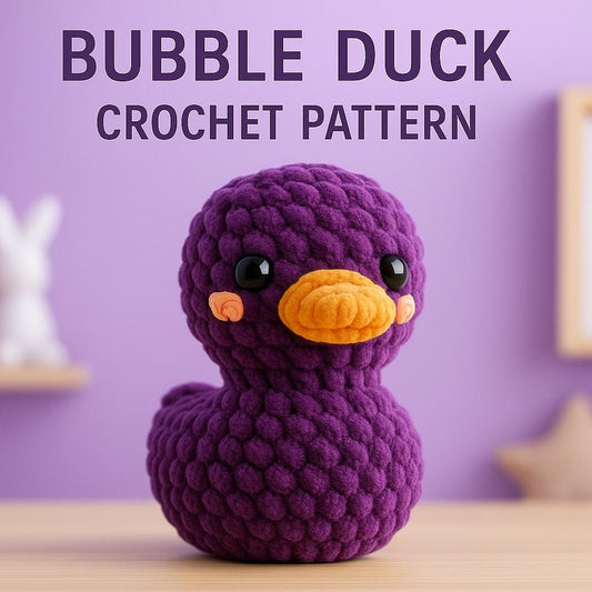 Duck Crochet Pattern PDF | DIY No-Sew Amigurumi Plush Toy Instant Download BBM