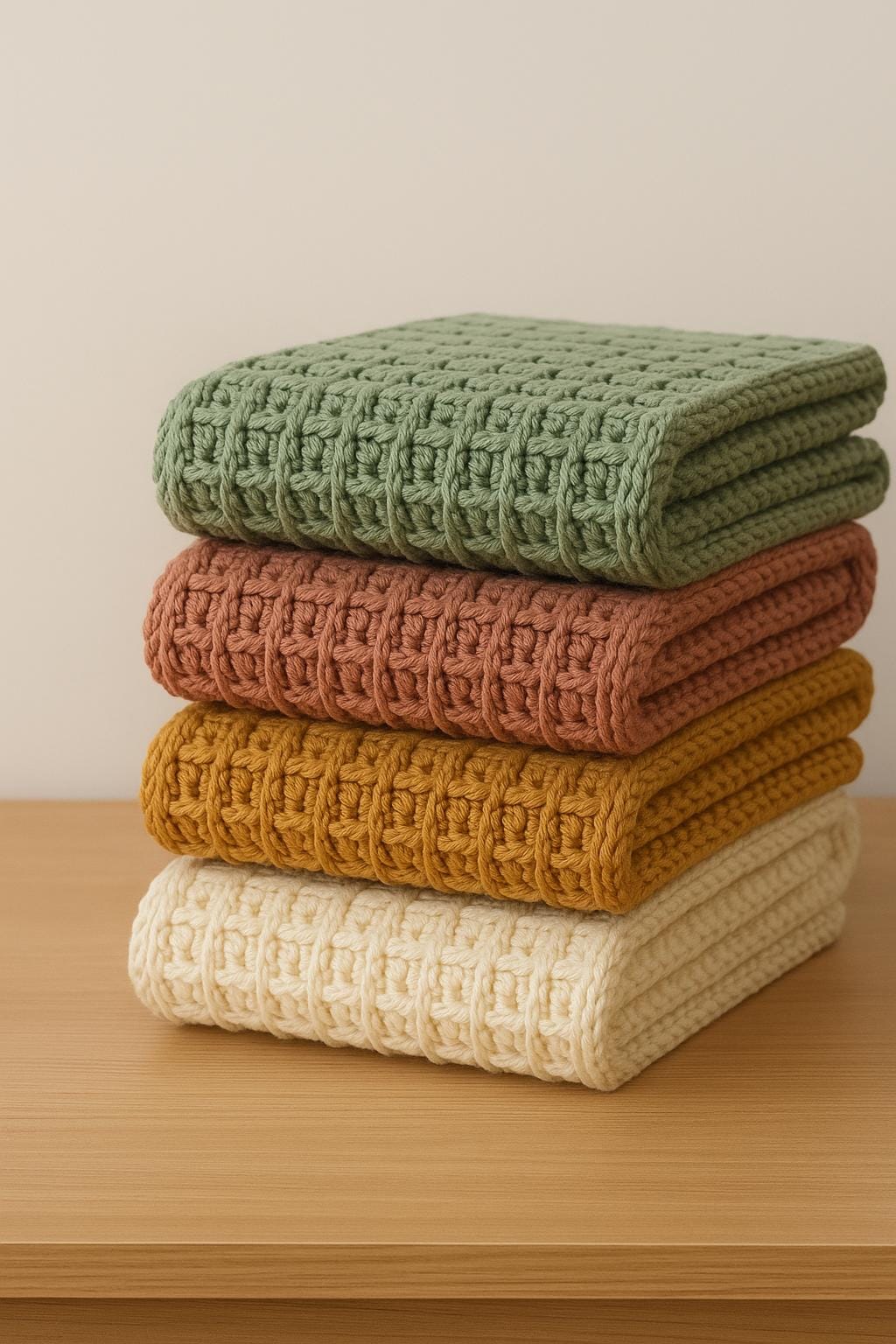 Waffle Stitch Crochet Blanket Pattern | Textured Afghan Throw PDF BBM