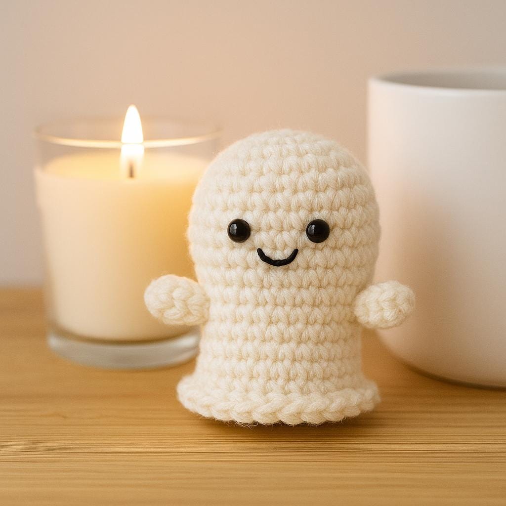 No-Sew Crochet Ghost Pattern | Easy Amigurumi Halloween Plush BBM
