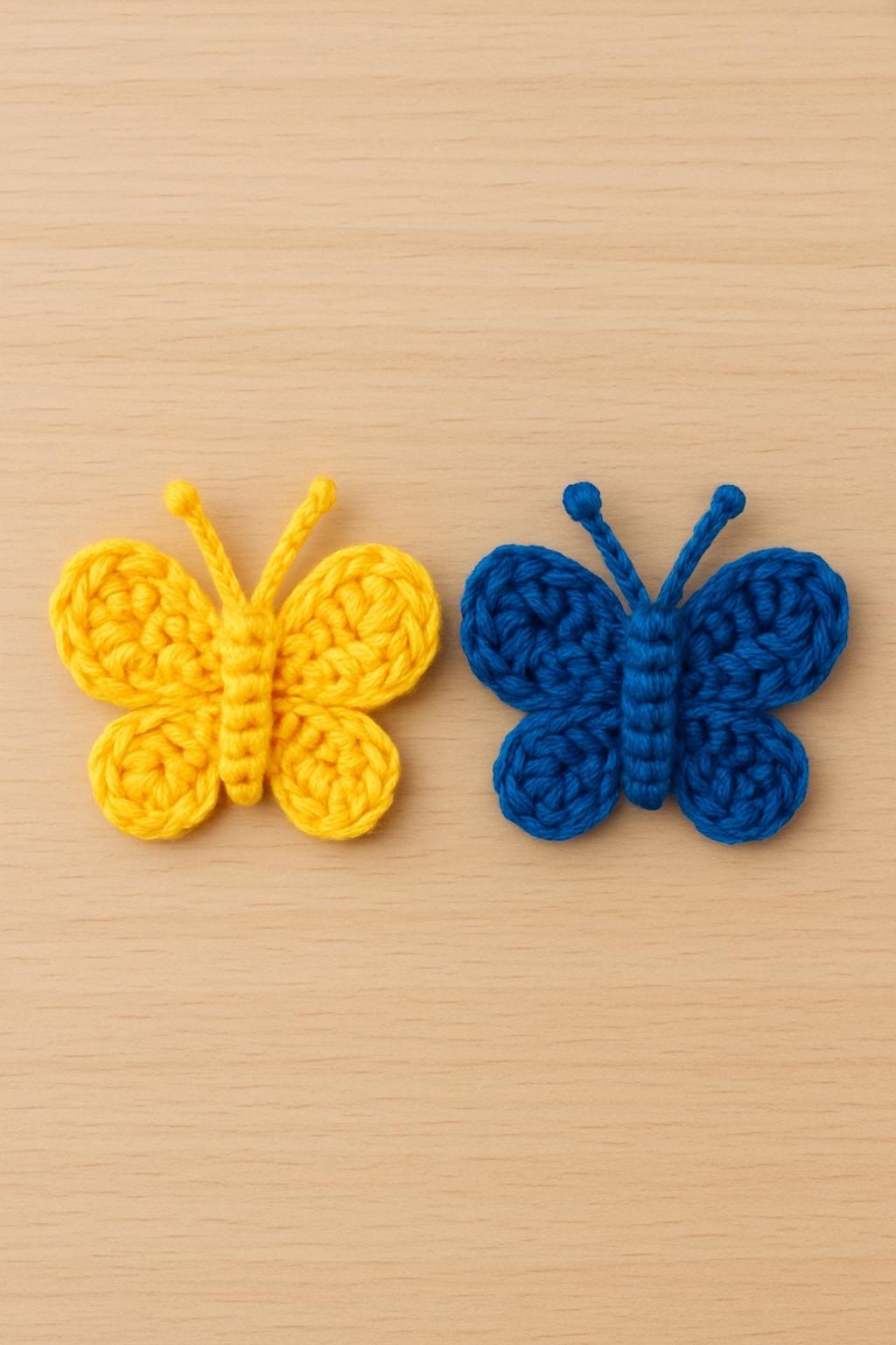 Crochet Butterfly Pattern: Easy Amigurumi Appliqué (PDF Download) BBM