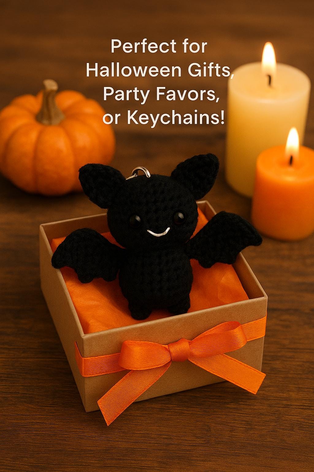 Mini Bat Crochet Pattern PDF | Halloween Amigurumi Toy Tutorial | Kawaii Plush  | Easy Beginner Crochet BBM