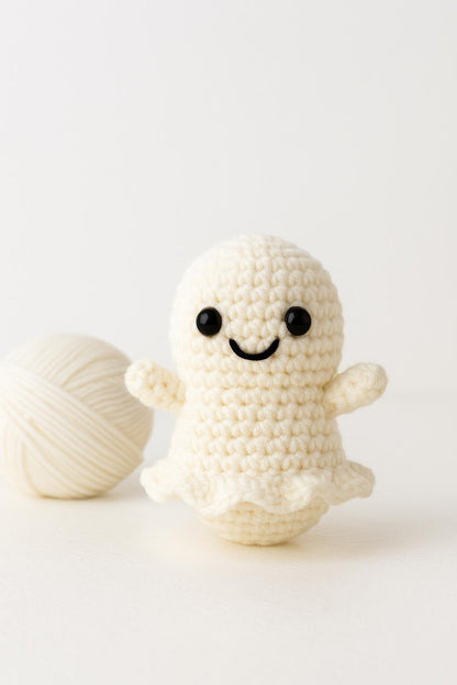 No-Sew Crochet Ghost Pattern | Easy Amigurumi Halloween Plush BBM