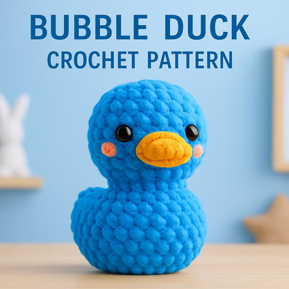 Duck Crochet Pattern PDF | DIY No-Sew Amigurumi Plush Toy Instant Download BBM