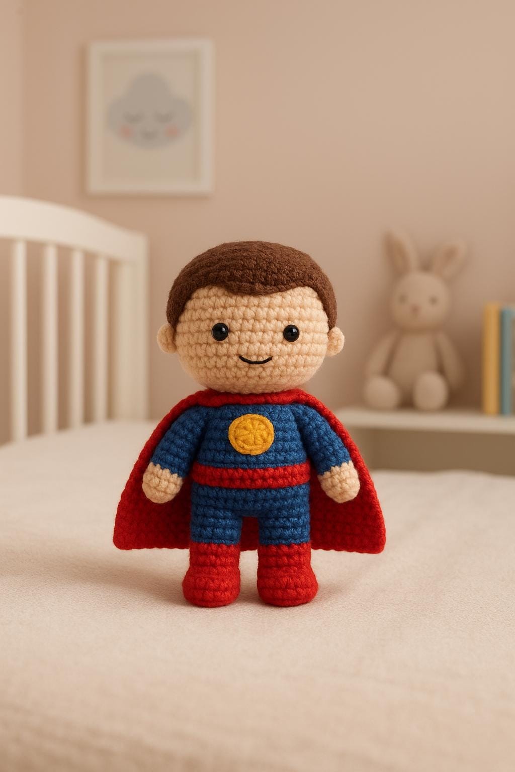 Superhero Doll Crochet Pattern | Amigurumi PDF Tutorial Instant Download BBM