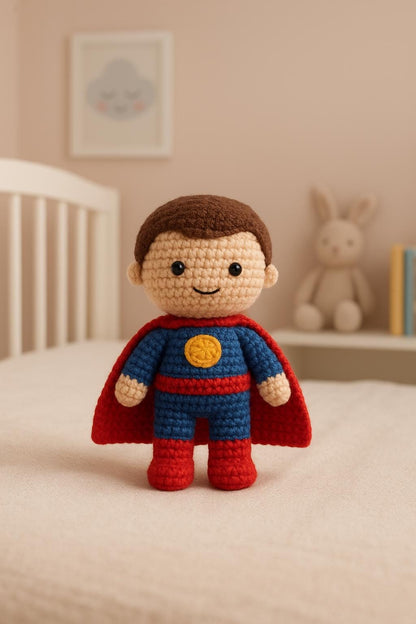 Superhero Doll Crochet Pattern | Amigurumi PDF Tutorial Instant Download BBM
