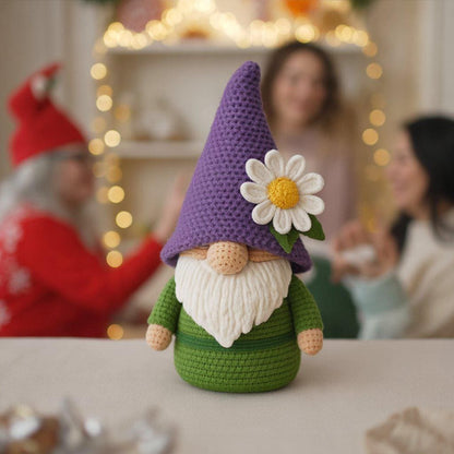 Daisy Gnome Crochet Pattern: Amigurumi Flower Gnome (PDF Download) BBM