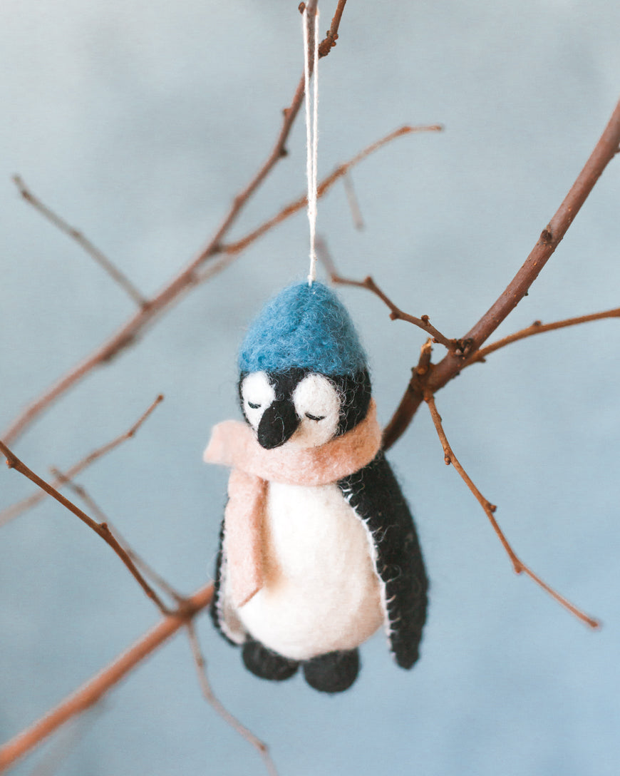 Penguin Felt Ornament Creative Women