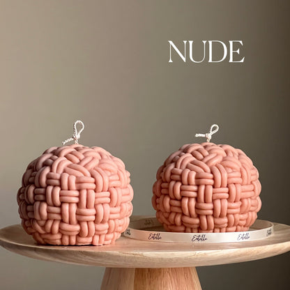 Large Yarn Ball Candle Estelle-studio-com