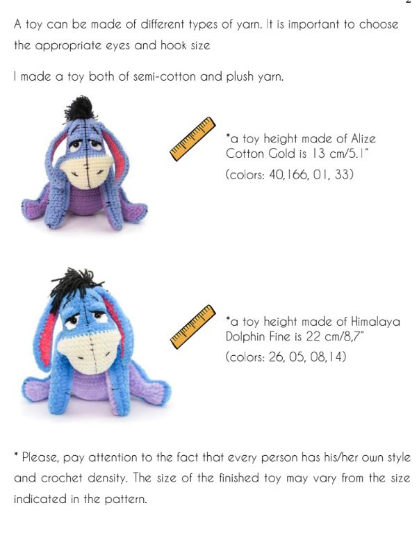 Dreamy Donkey Amigurumi Crochet Pattern | PDF Digital Download BBM