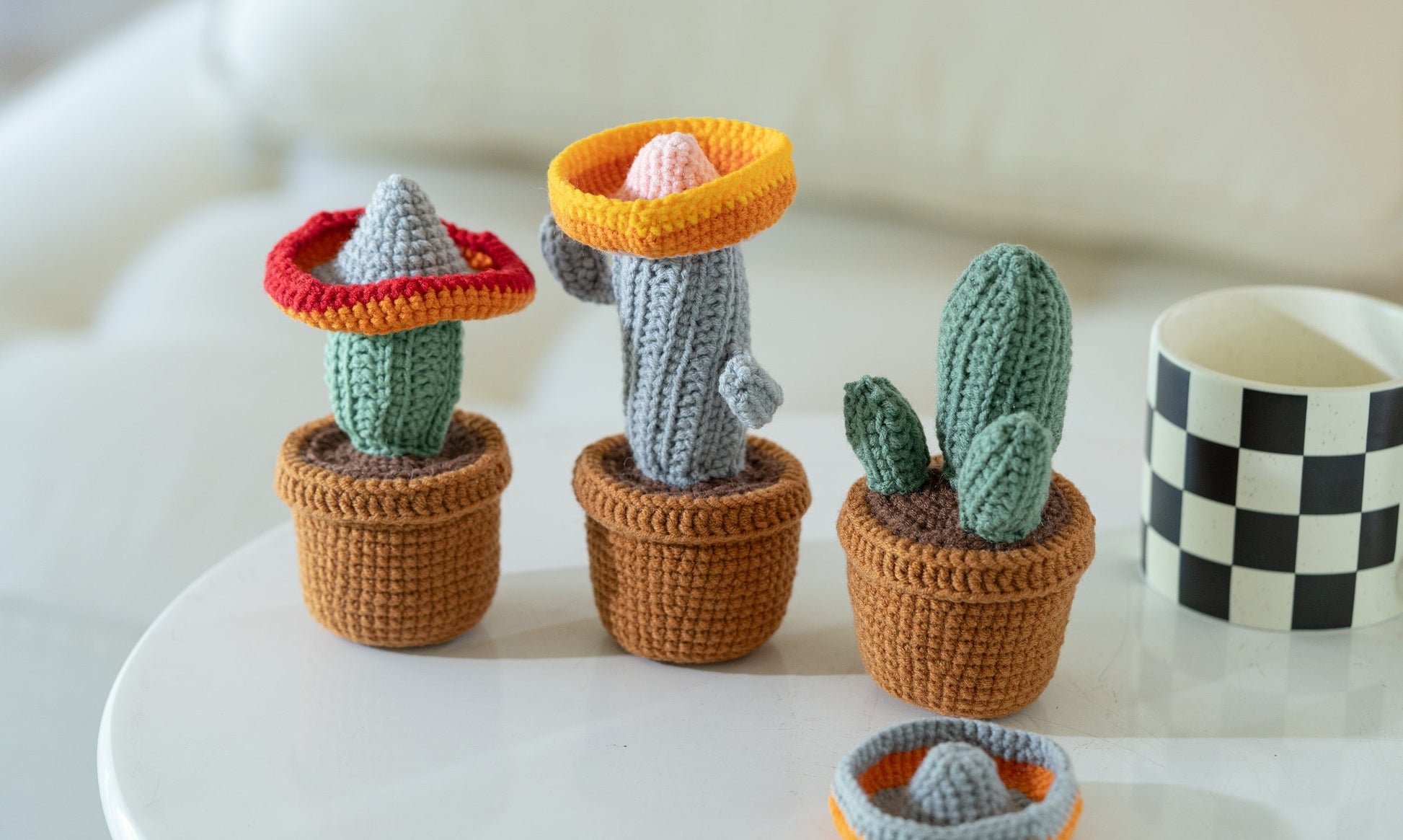 Cacti Amigurumi DIY Crochet Kit Wizardi F07N8-M191-M193 Wizardi