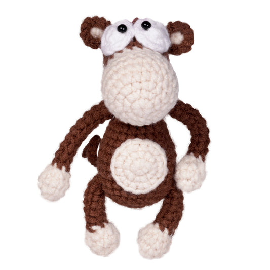 Monkey Amigurumi DIY Crochet Kit Wizardi F07N8-M56 Wizardi